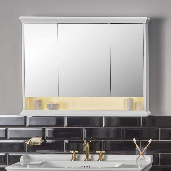 Bathroom mirror cheap cabinet 1000mm wide