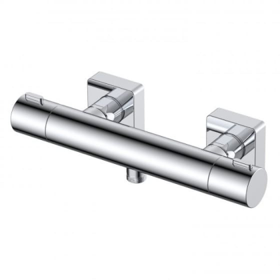 Image of RAK Blade Wall Mounted Exposed Thermostatic Bar Valve