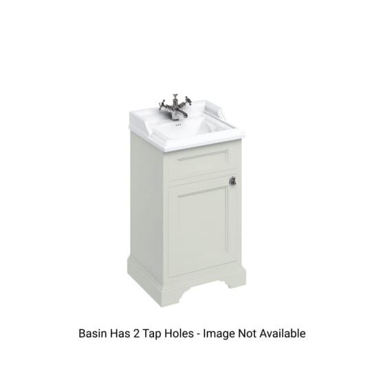 Image of Burlington Classic Freestanding 500mm Cloakroom Vanity Unit