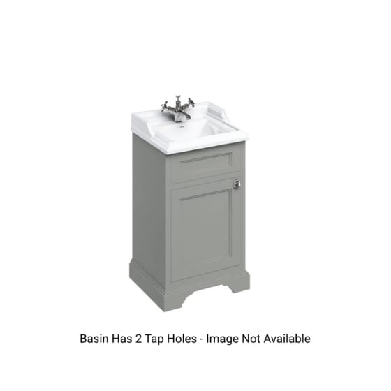 Image of Burlington Classic Freestanding 500mm Cloakroom Vanity Unit