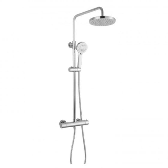 Image of RAK Cool Touch Thermostatic Shower Column with Fixed Head & Shower Kit