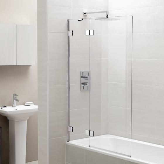 Image of April Identiti2 Two Panel Infold Bath Screen