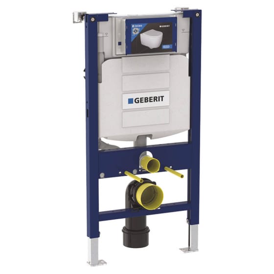 Image of Geberit Duofix Wall Hung Toilet Frame With 12cm Sigma Cistern