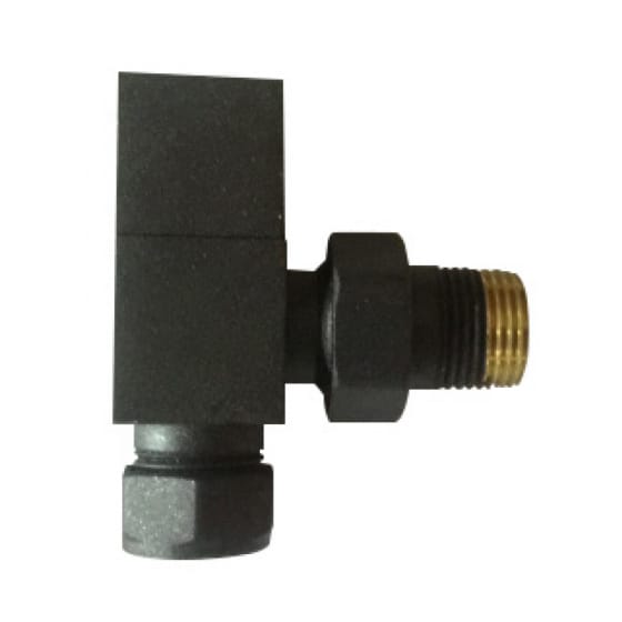 Image of Essential Square Angled Radiator Valve