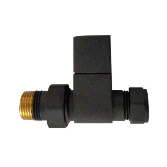 Image of Essential Square Straight Radiator Valve