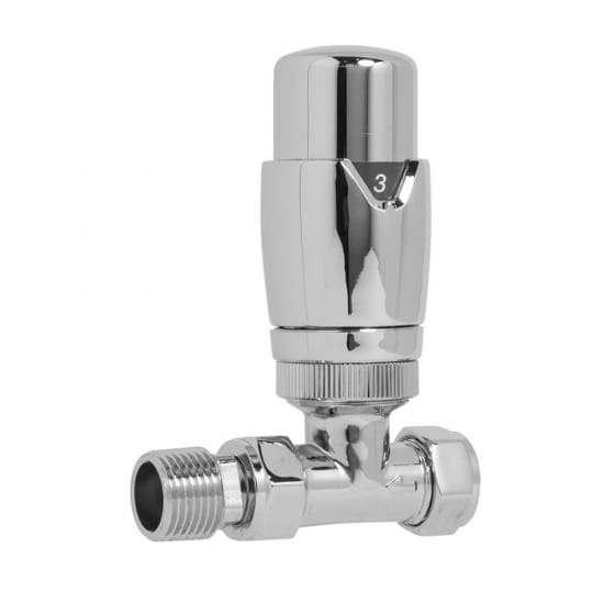 Image of Essential Thermostatic Straight Radiator Valve