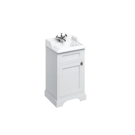 Image of Burlington Classic Freestanding 500mm Cloakroom Vanity Unit