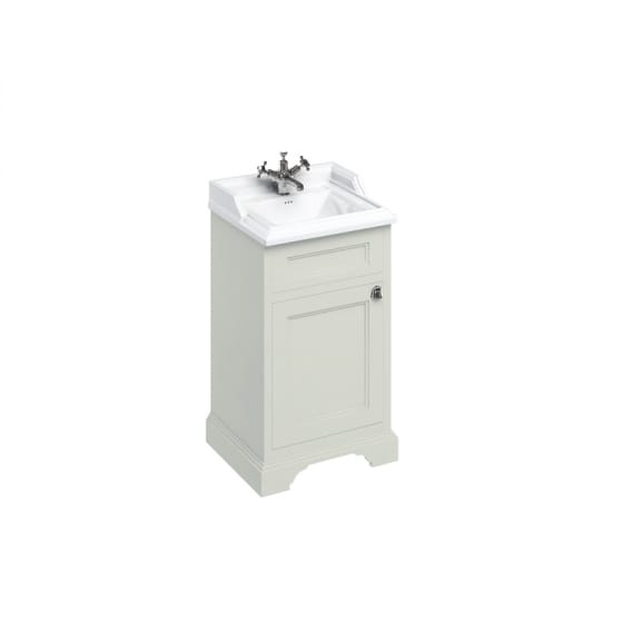 Image of Burlington Classic Freestanding 500mm Cloakroom Vanity Unit