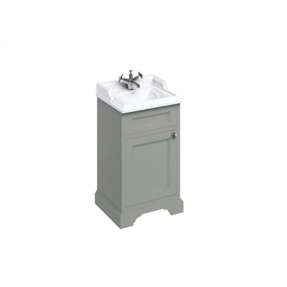 Image of Burlington Classic Freestanding 500mm Cloakroom Vanity Unit