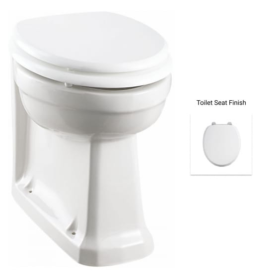 Image of Burlington Back-to-Wall WC with Concealed Cistern