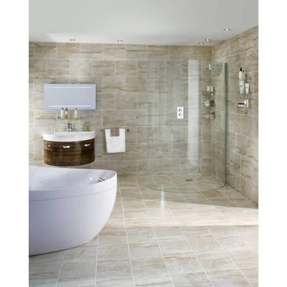 Image of Aqata Spectra Curved Walk-In Shower Wall