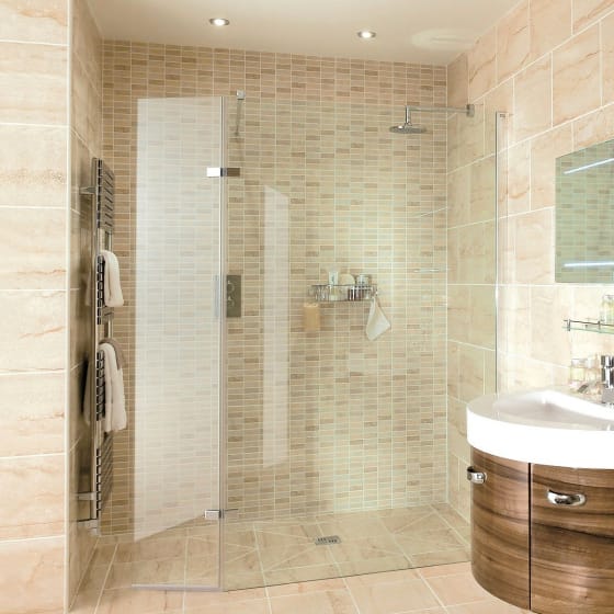 Image of Aqata Spectra Hinged Walk-In Shower Wall