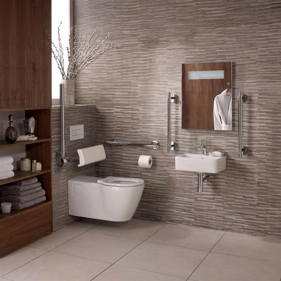 Image of Ideal Standard Concept Freedom Ensuite Bathroom Pack with 400mm Basin & Extended Wall Hung Toilet