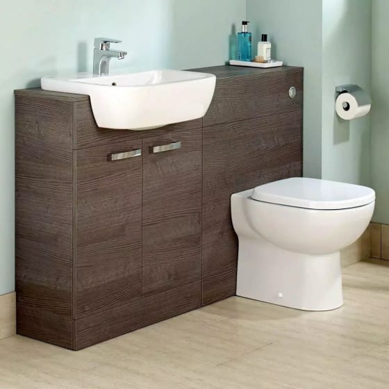 Image of Ideal Standard Tempo Semi Countertop Unit with Basin & Worktop
