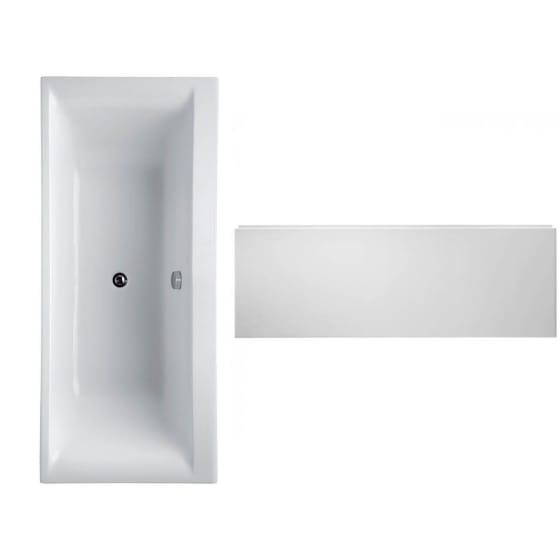 Image of Ideal Standard Concept Double Ended Rectangular Idealform Bath