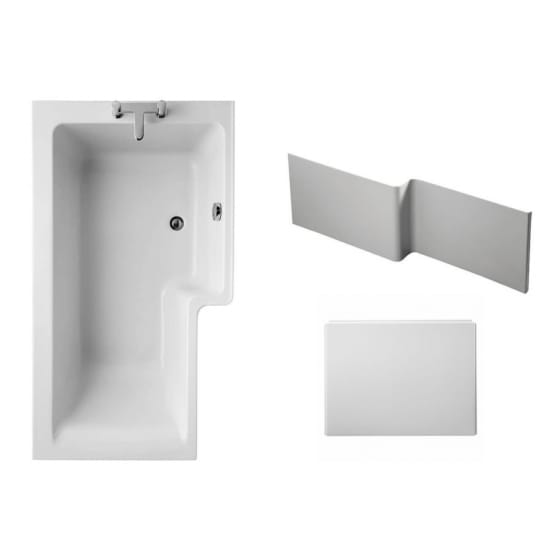 Image of Ideal Standard Concept Space Square Idealform Bath