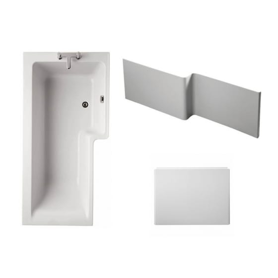 Image of Ideal Standard Concept Space Square Idealform Bath