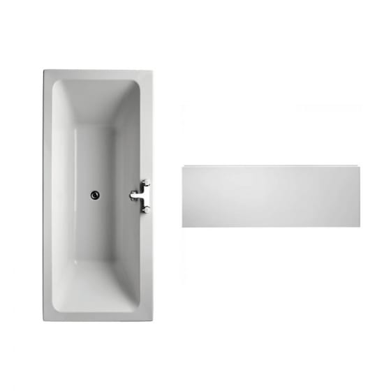 Image of Ideal Standard Tempo Cube Idealform Double Ended Bath