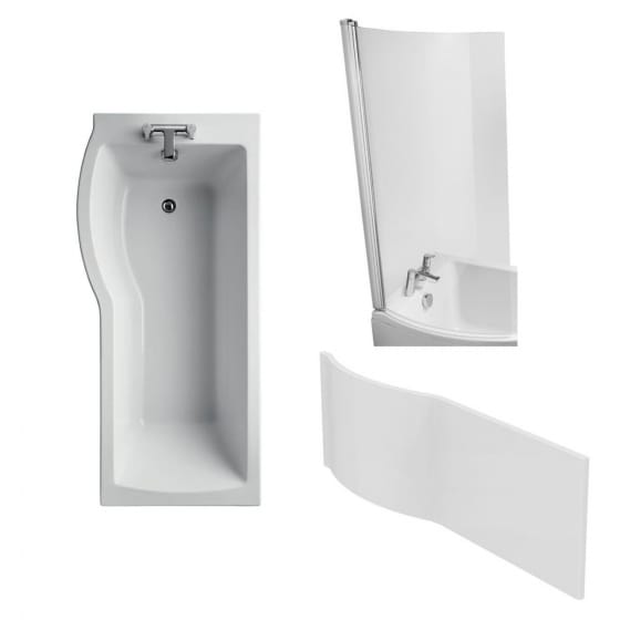 Image of Ideal Standard Tempo Arc Idealform Plus Shower Bath