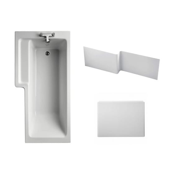 Image of Ideal Standard Tempo Cube Idealform Plus Shower Bath