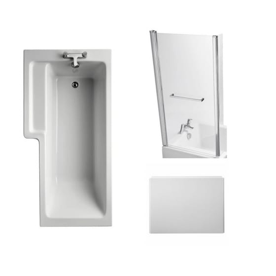 Image of Ideal Standard Tempo Cube Idealform Plus Shower Bath