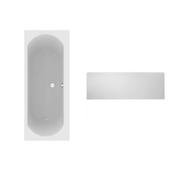 Image of Ideal Standard Tesi Idealform Double Ended Bath