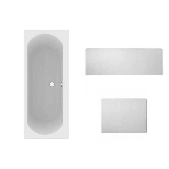 Image of Ideal Standard Tesi Idealform Double Ended Bath