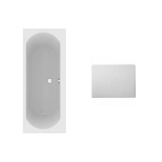 Image of Ideal Standard Tesi Idealform Double Ended Bath