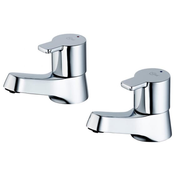 Image of Ideal Standard Calista Pair Basin Pillar Taps