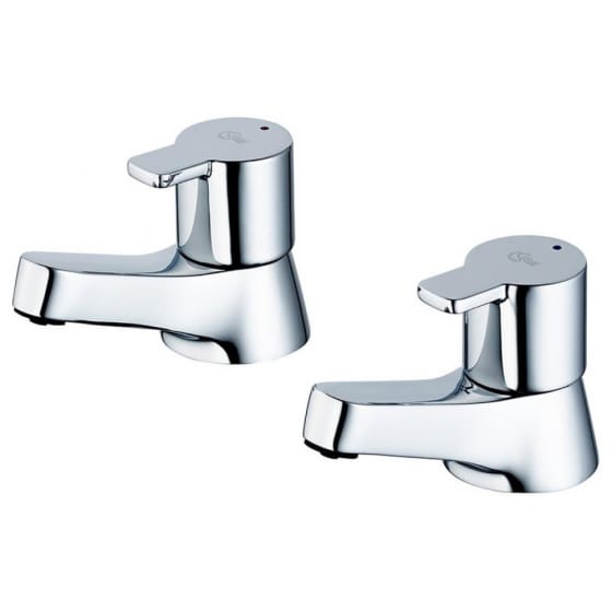 Image of Ideal Standard Calista Pair Bath Pillar Taps