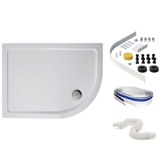 Image of Ideal Standard Simplicity Low Profile Offset Quadrant Tray