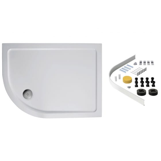 Image of Ideal Standard Simplicity Low Profile Offset Quadrant Tray