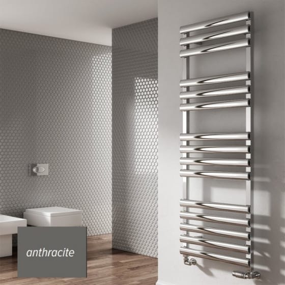 Image of Reina Veroli Aluminium Heated Towel Rail