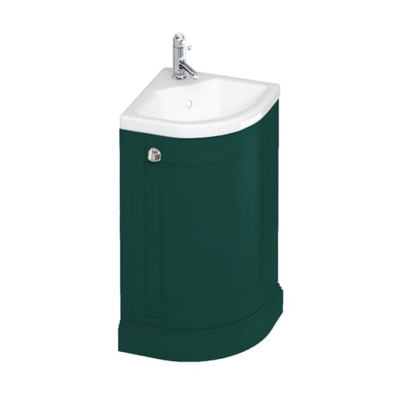 Image of Burlington Corner Cloakroom Vanity Unit with Basin