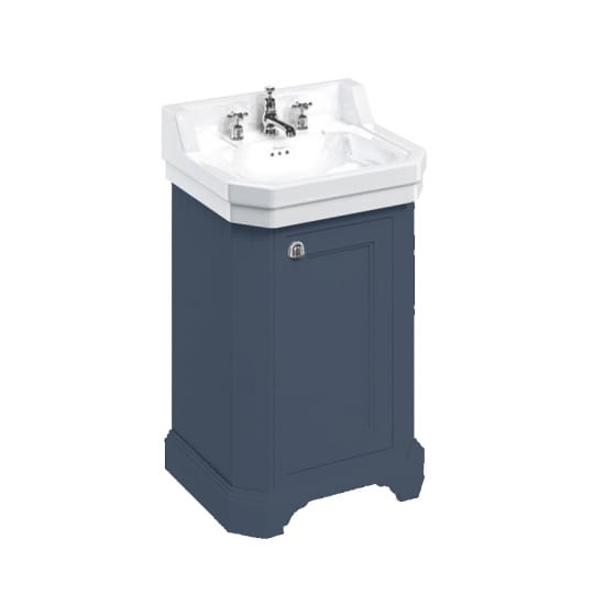 Image of Burlington Edwardian Freestanding 560mm Cloakroom Vanity Unit with Basin