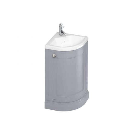 Image of Burlington Corner Cloakroom Vanity Unit with Basin