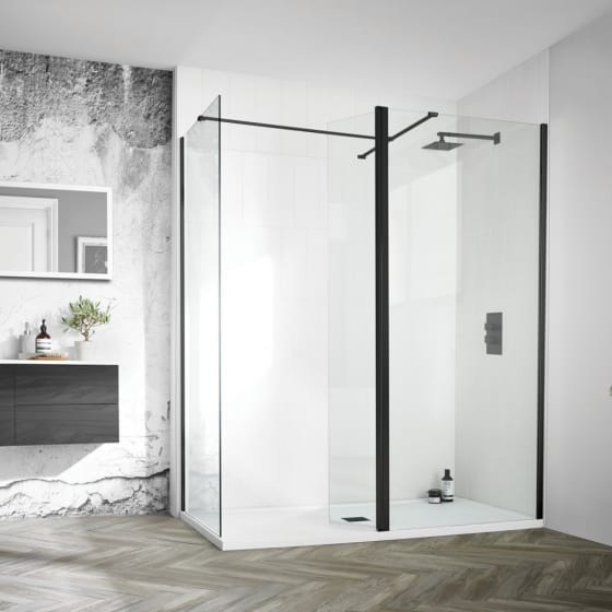 Image of Aquadart Wetroom 8 Clear/Matrix & Black