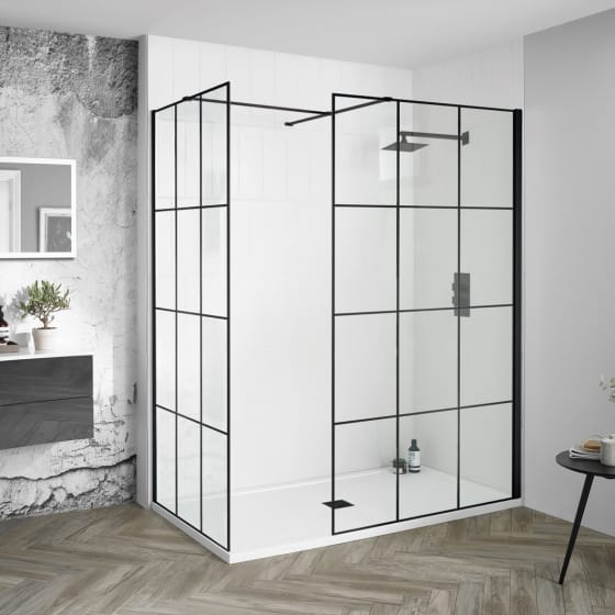 Image of Aquadart Wetroom 8 Clear/Matrix & Black
