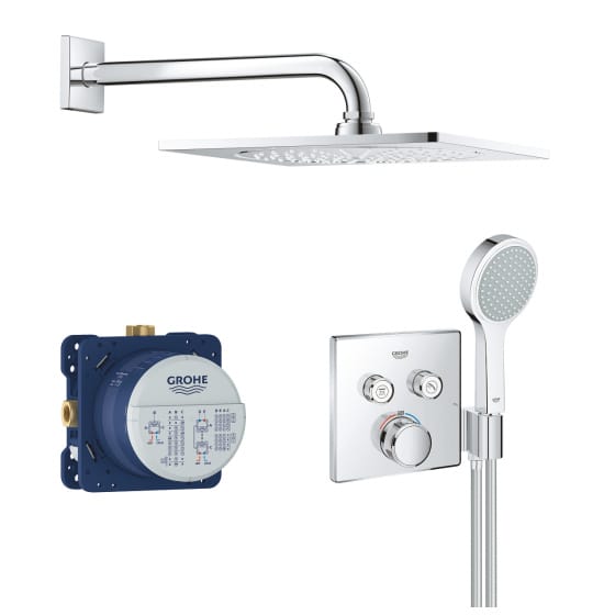 Image of Grohe Grohtherm SmartControl Thermostatic Perfect Shower Set