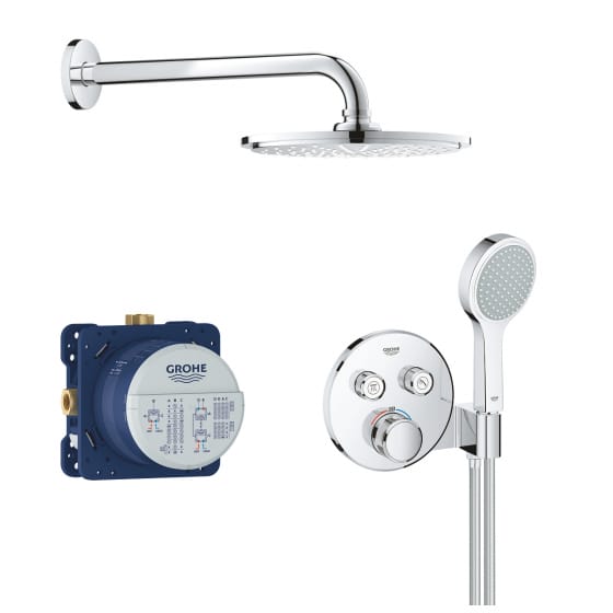 Image of Grohe Grohtherm SmartControl Thermostatic Perfect Shower Set