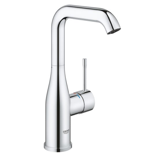 Image of Grohe Essence Mono Basin Mixer Tap With U-Spout