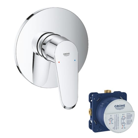 Image of Grohe Eurodisc Cosmopolitan Concealed Single Lever Shower Mixer Plate