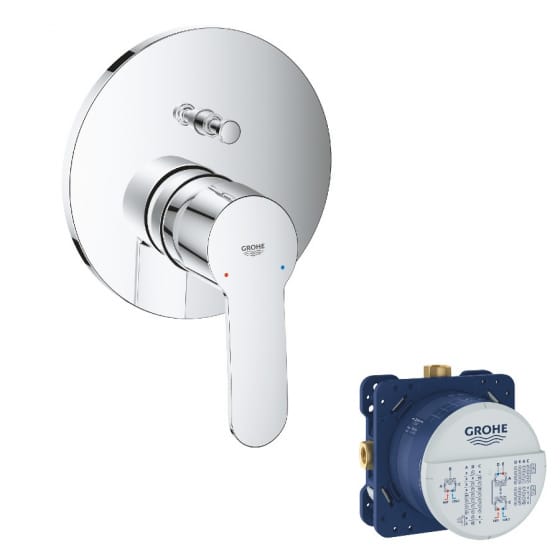Image of Grohe Eurostyle Cosmopolitan Concealed Single Lever Shower Mixer Plate