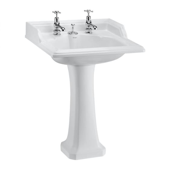 Image of Burlington Classic 650mm Rectangular Basin with Invisible Overflow