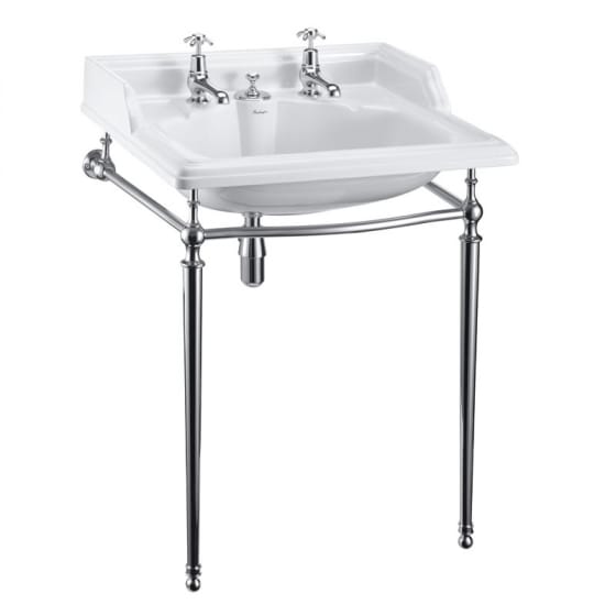 Image of Burlington Classic 650mm Rectangular Basin with Invisible Overflow