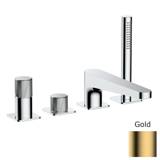 Image of RAK Amalfi 4 Hole Bath Filler Tap