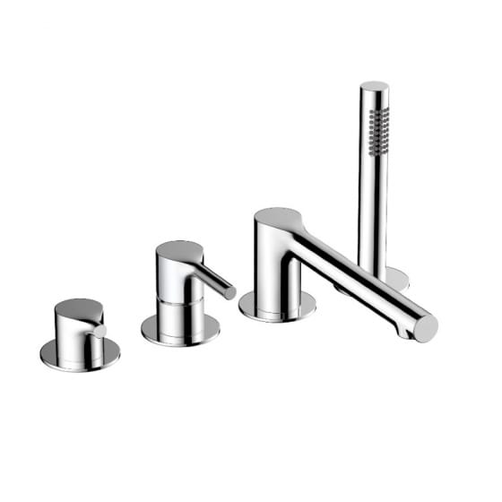 Image of RAK Sorrento 4 Hole Bath Filler Tap