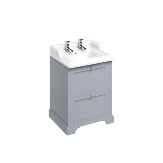 Image of Burlington Freestanding 650mm Vanity Unit with Basin