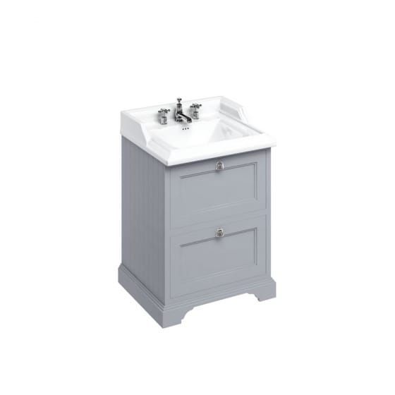 Image of Burlington Freestanding 650mm Vanity Unit with Basin