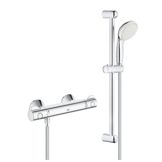 Image of Grohe Grohtherm 800 Exposed Thermostatic Shower Mixer Valve